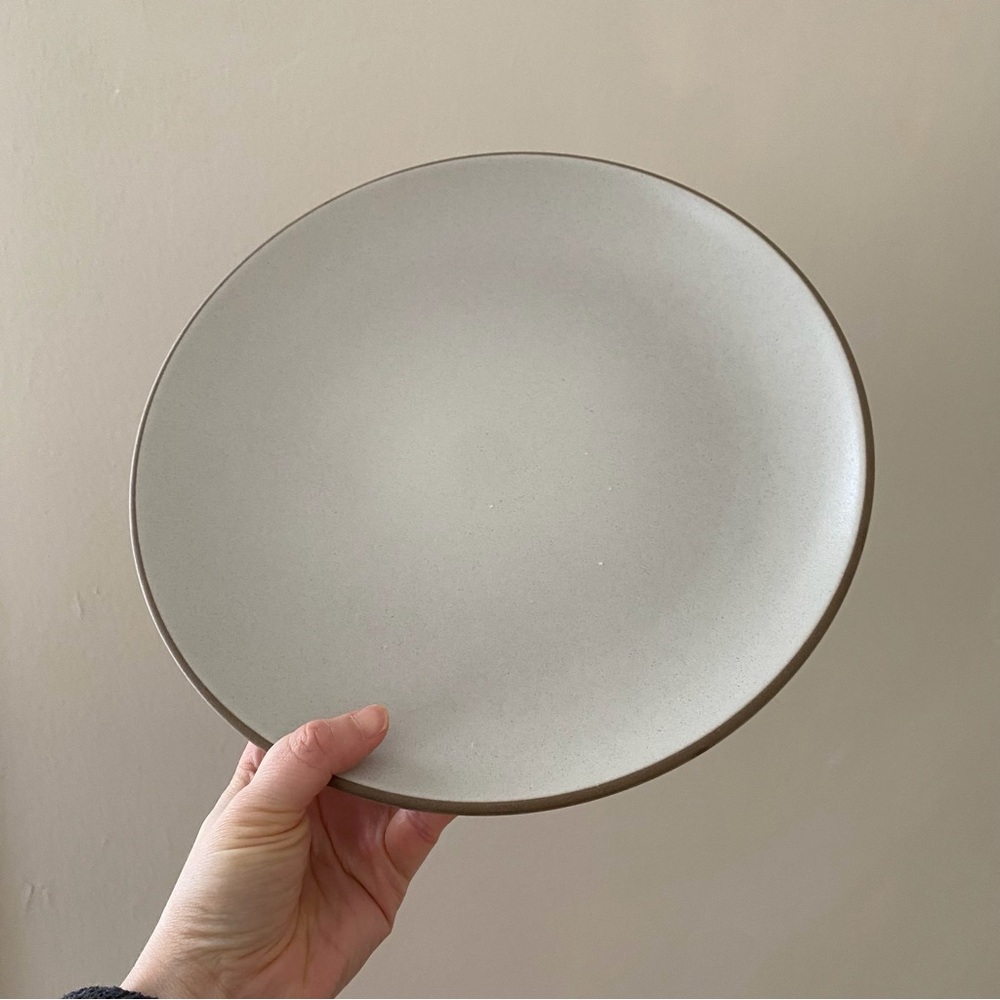 $58 New Heath Ceramics Sand Color Coupe Dinner Plate 11'' Diameter 0720-5